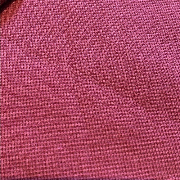 Banana Republic Waffle Knit L/S Polo Cherry Jam Fall 2024 Medium NWOT - Picture 12 of 12